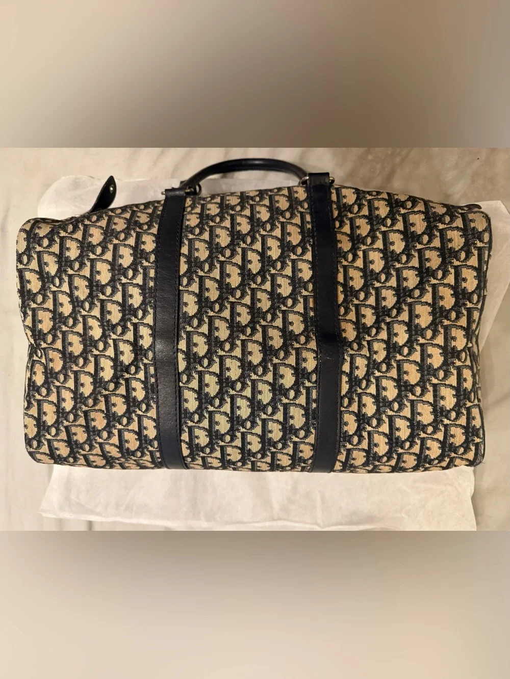 Christian Dior Oblique Monogram Boston/Duffle Bag